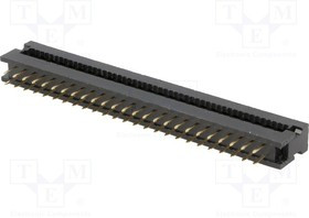 AWLP50, Переходной разъем, PIN: 50, IDC,THT, на шлейф, 1,27мм, 1А