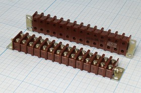 Клеммник, плата соединительная, 28 контактов с винтом, 150x16x25,8мм, 4 крепежных отверстия; №9481 клеммн ПС\28Cвинт\ 150x16x25,8\\4отв\3ПС1