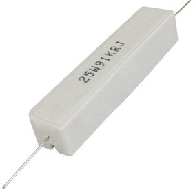 RX27-1 91 кОм 25W 5% / SQP25, Мощный постоянный резистор , керамо-цементный корпус