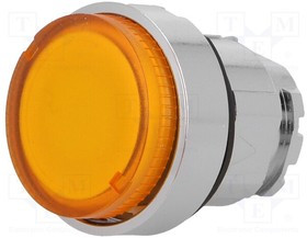 ZB4BW15, Переключатель, кнопочный, 1, 22мм, оранжевый, Подсвет, ZBV6, IP66