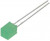 LL-553GD1E-1A, LED; square; 5x5mm; green; 10?15mcd; 146°; Front: flat; 20mA