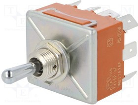 T415PAULCSAFJ, Переключатель тумблер Положения 3 SP3T ON-OFF-ON