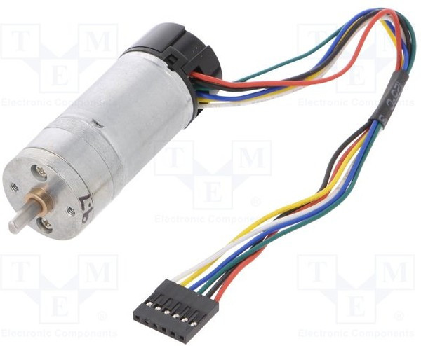 4842, Двигатель: DC, с энкодером, с редуктором, HP, 12ВDC, 5,6А, 9,68: 1