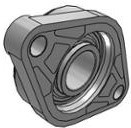 2 Hole Flange Bearing Unit, FYTWK 30 YTH, 30mm ID