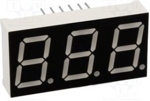 OPD-T5621LE-BW, Дисплей: LED, 7-сегментный, 14,2мм, 0,56", II.зн: 3, красный, 60мкд OPD-T5621LE-BW, Дисплей: LED, 7-сегментный, 14,2мм, 0,56", II.зн: 3, красный, 60мкд
