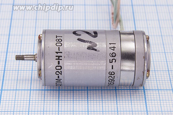 Двигатель постоянного тока 27В, 4500 об/мин; №двиг23 двиг 27В\1,3Вт\\4500\\ ДПМ-20-Н1-08/[08Т]