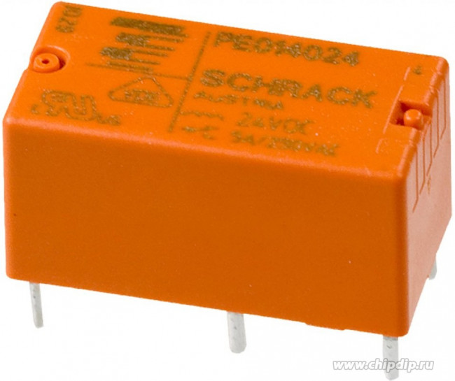1-1393219-0, Power Relay 24VDC 5A SPDT(20x10x10)mm THT