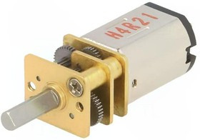 3054, Двигатель: DC, с редуктором, HPCB 12V, 12ВDC, 750мА, Ось: D профиль