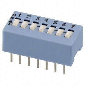 206-7, DIP Switches / SIP Switches 7 switch sections SPST