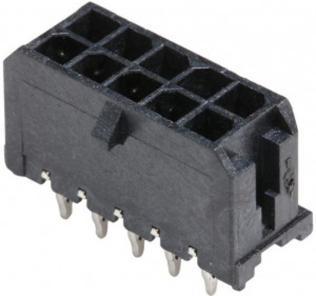 44914-1001, Headers &amp; Wire Housings 10CKT VERT HEADER CPI PRESSFIT DR