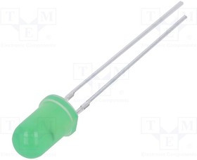 OSG5DA5A34A-CRLED14, CRLED; 5mm; green; 5800mcd; 30°; Front: convex; 12V; Pitch: 2.54mm OSG5DA5A34A-CRLED14, CRLED; 5mm; green; 5800mcd; 30°; Front: convex; 12V; Pitch: 2.54mm