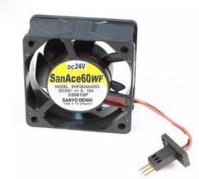 Вентилятор Sanyo Denki San Ace 60WF 9WF0624H4D03 (Fanuc A90L-0001-0508) 60x25мм 24В 3.6W 0.15A OEM з
