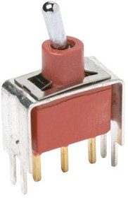 E101SD1V3QE, Рычажный переключатель, Miniature, Вкл.-Никакой-Вкл., SPDT, Без Подсветки, E Series