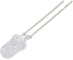 OS5RKA5111Y, LED; 5mm; red; 15°; Front: convex; 2?2.8V; Pitch: 2.54mm; 6?8lm