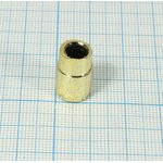 Ручка, внутренний диаметр d6,0, 36 зубцов, размер 10,5x16,2, пластик, золотистый, CP-AGM