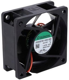 EE60251S2-1000U-999, Axial Fan DC 60x60x25mm 12V 37.8m³/h