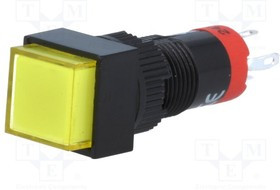 V10F-11Z-24Y, Переключатель: кнопочный, Пол: 2, SPDT, 0,5A/250ВAC, 1A/24ВDC, IP40