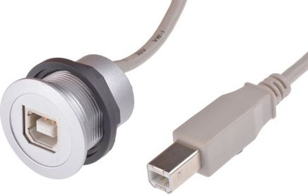 09454521914, USB 2.0 Cable, Male USB B to Female USB B USB Extension Cable, 3m 09454521914, USB 2.0 Cable, Male USB B to Female USB B USB Extension Cable, 3m