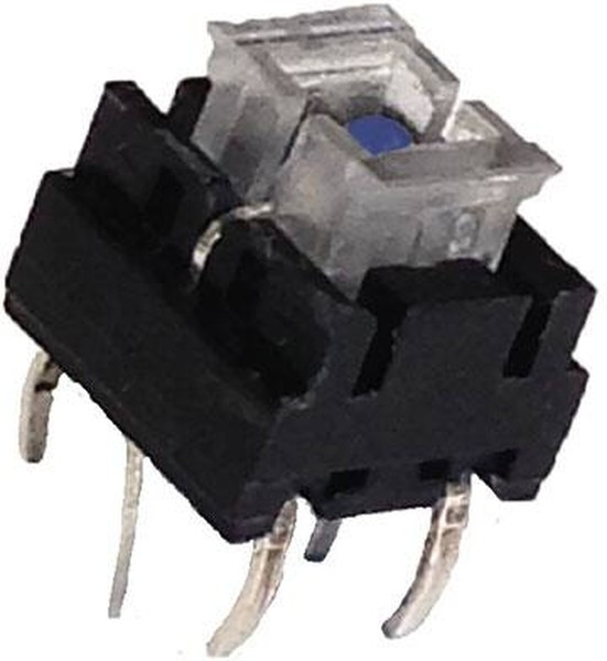 TL6275BA2PQNB, TACTILE SW, SPST, 0.05A, 12VDC, TH, BLUE