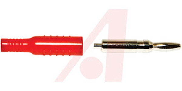 BU-P5170-2, Test Plugs &amp; Test Jacks BANANA PLUG, 14AWG, RED