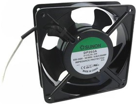 DP203A-2123LSL.GN, DP Series Axial Fan, 230 V ac, AC Operation, 118.9m³/h, 10W, 50mA Max, 120 x 120 x 38mm