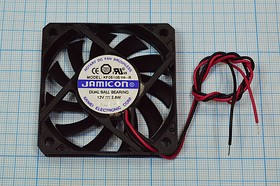 Вентилятор постоянного тока 12 Вольт, 60x60x10мм, шариковый подшипник, 4750 об/мин, ВН071 вент 60x60 Вентилятор постоянного тока 12 Вольт, 60x60x10мм, шариковый подшипник, 4750 об/мин, ВН071 вент 60x60