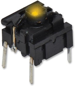 5GTH93542, Тактильная кнопка, Multimec 5G Series, Top Actuated, Сквозное Отверстие, Plunger for Cap, 350 гс