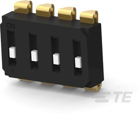 EDS04SNRSTR04Q, DIP Switches / SIP Switches END STACK DIP 4P J RECESS SEAL T&R EDS04SNRSTR04Q, DIP Switches / SIP Switches END STACK DIP 4P J RECESS SEAL T&R