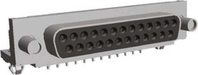 747846-6, Amplimite HD-20 25 Way Right Angle Through Hole D-sub Connector Socket, with 4-40 UNC Female 747846-6, Amplimite HD-20 25 Way Right Angle Through Hole D-sub Connector Socket, with 4-40 UNC Female