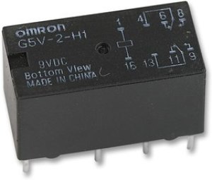 G5V-2-H1-DC9, Low Signal Relays - PCB ThruHole Hi-Sens DPDT 9VDC 150mW Seal G5V-2-H1-DC9, Low Signal Relays - PCB ThruHole Hi-Sens DPDT 9VDC 150mW Seal
