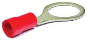 Клемма"O", d10,5мм, 0,25-1,5мм2, обжимная, красный
