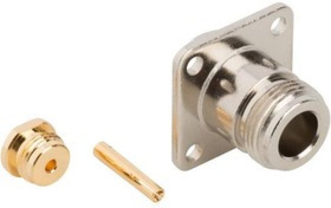 082-6098-RFX, RF Connectors / Coaxial Connectors Type N 4 Hole Flange Panel Mount 082-6098-RFX, RF Connectors / Coaxial Connectors Type N 4 Hole Flange Panel Mount