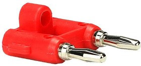 CT3160-2, Test Plugs &amp; Test Jacks 4mm Double Banana Plugs, Molded - Red