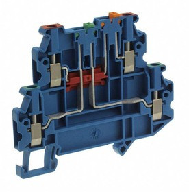 3044671, DIN Rail Terminal Blocks UTT 2 5-2MT-P/P BU