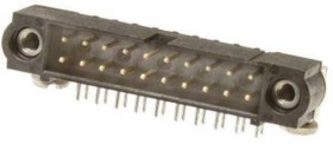 M80-5623405, Power to the Board 17+17 WAY MALE CRIMP L/BORE+REV FIX JS