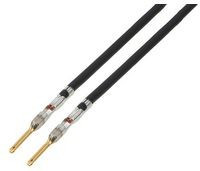 216302-1224, Rectangular Cable Assemblies MX150 M-M 300MM 14 AWG LEADS BK Au