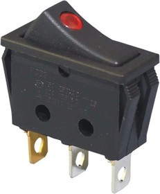 IRS-1E-2C, Переключатель красный с подсветкой ON-OFF 250B/10A