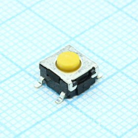 B3S-1002P, Микропереключатель TACT, SPST-NO, Пол: 2, 0,05A/24ВDC, SMT, нет