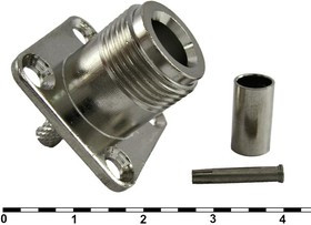 N-BJ1-C58, Разъём высокочастотный , крепление под 4 винта