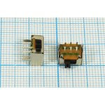 Движковый переключатель углового типа на два положения , DPDT, ON-ON, № 993 ПДв 8,6x 6,9h2\ 6P\0,3А
