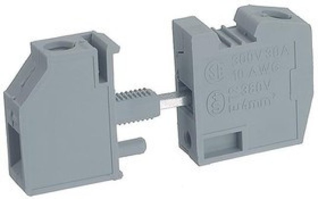 HDFK 4, Клеммник, Кол-во полюс: 1, 0,2-4мм2, зажим под винт, на панель