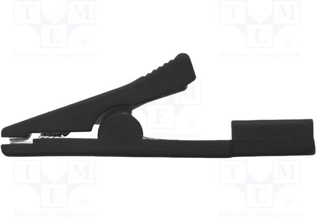 AK 2799 NI / SW, Зажим "крокодил", 3А, 70ВDC, черный, Диап.захвата: макс.8мм, 33ВAC AK 2799 NI / SW, Зажим "крокодил", 3А, 70ВDC, черный, Диап.захвата: макс.8мм, 33ВAC