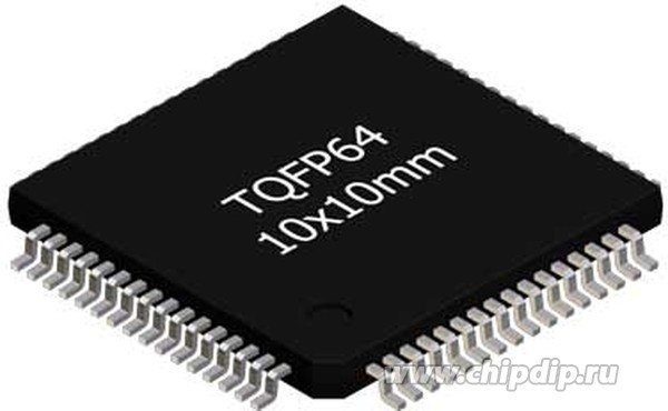 DIP64-TQFP64 12x12 mm 0.5 mm pitch, Адаптер для программирования микросхем (=HTQ6405)