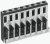 926475-4, AMPMODU MOD IV Female Connector Housing, 2.54mm Pitch, 4 Way, 1 Row 926475-4, AMPMODU MOD IV Female Connector Housing, 2.54mm Pitch, 4 Way, 1 Row