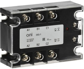 Реле твердотельное OSS-1 60А 380В AC 3-32В DC ONI OSS-1-3-60-B