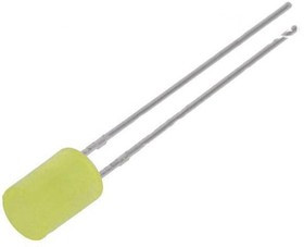LL-503YD2Q-1B, LED; 5mm; yellow; 70?120mcd; 130°; Front: flat; 1.6?2.4V