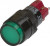 D16LMR1-1ABKG, кнопка без фиксации с LED подсветкой 250В 5А