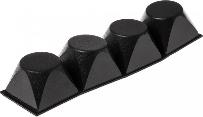 SJ-5514 BLACK, FEET, PROTECTIVE BUMPER, PU, 13.1MM