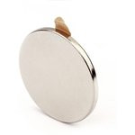 Неодимовый магнит диск 25х2 мм с клеевым слоем