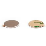 Неодимовый магнит диск 25х2 мм с клеевым слоем